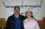 President Paul Schmitt and District Governor Carol King.